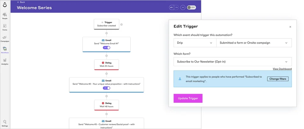 Drip automation example