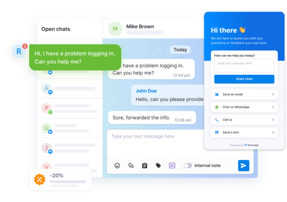 Deliver instant support on WhatsApp 