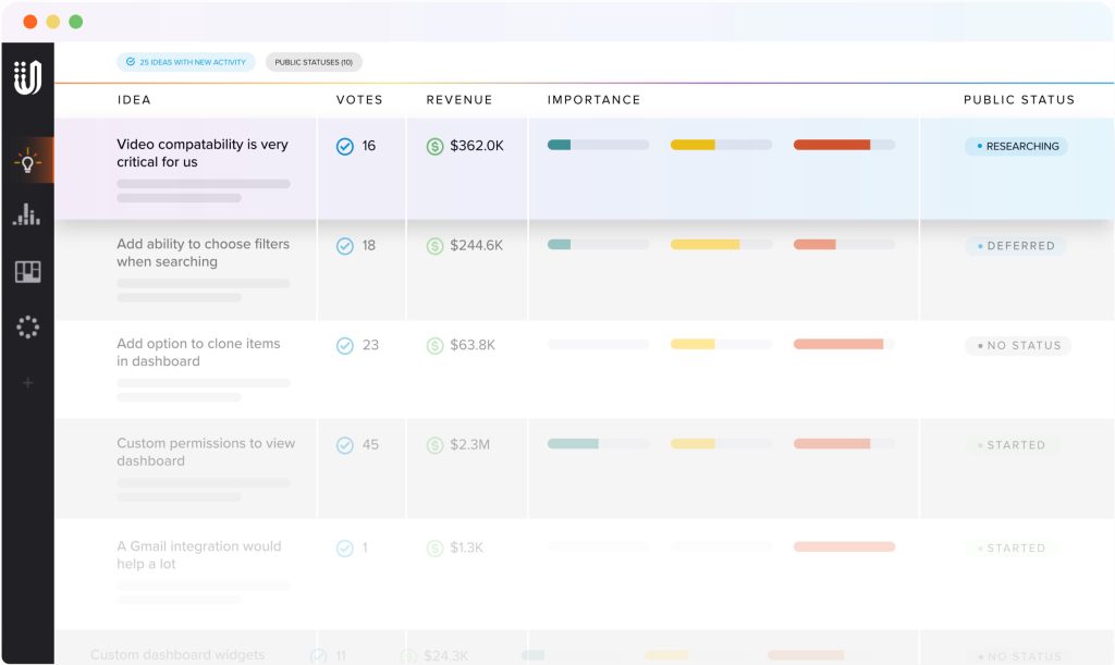 UserVoice - customer feedback tool