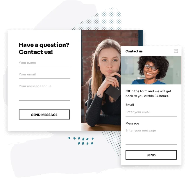 website contact form example