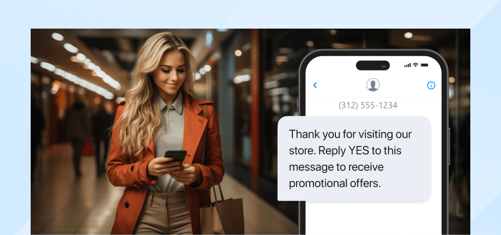 Store sms opt-in