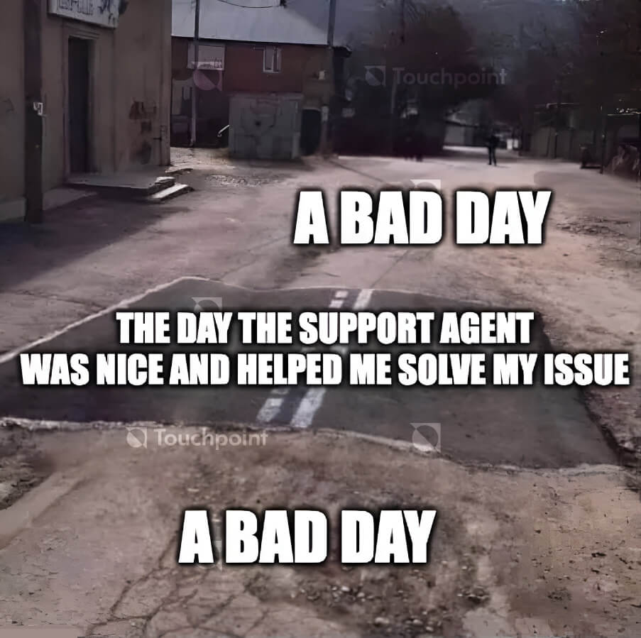 Great customer service meme