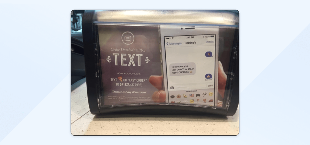 how to grow a mobile opt-in list - domino's