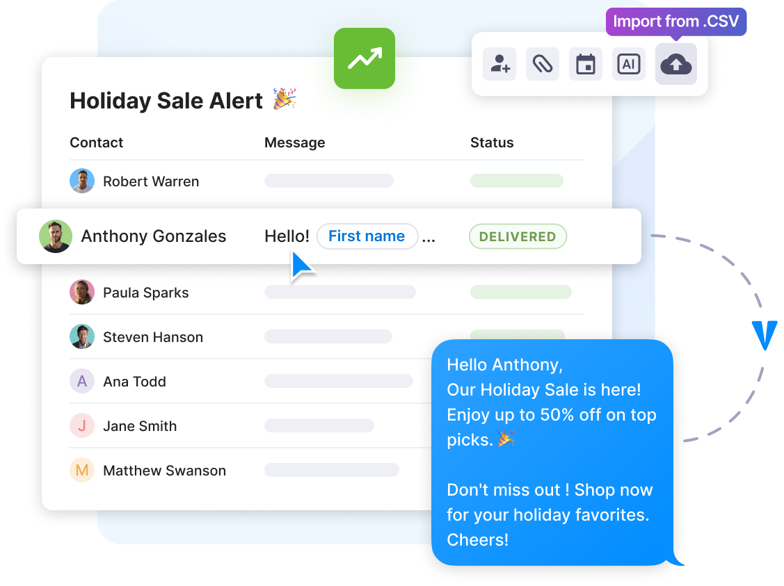 Reach thousands with bulk SMS