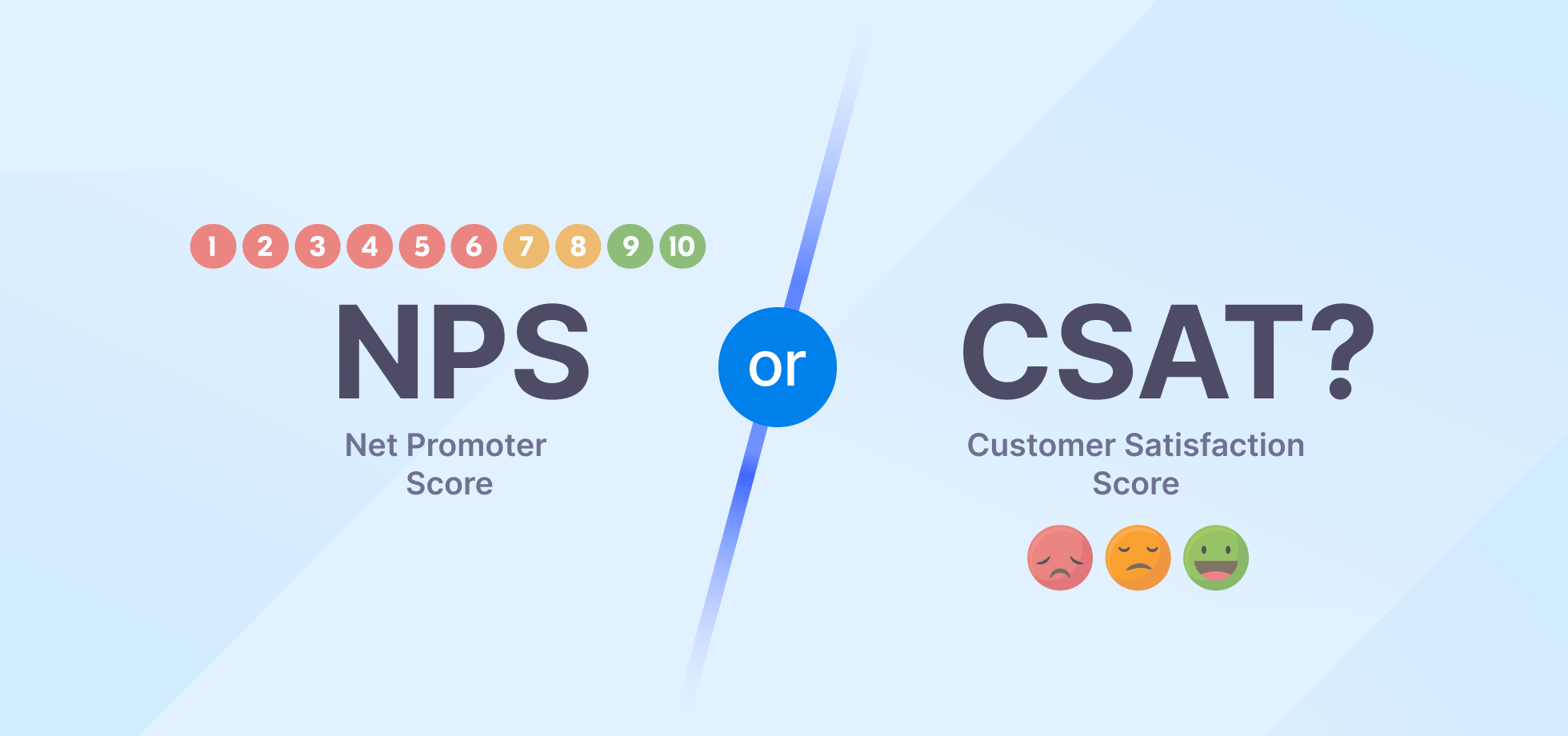 CSAT vs. NPS