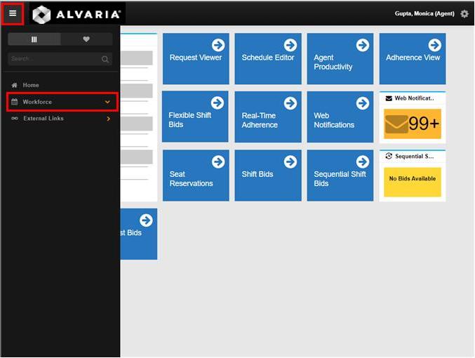 Alvaria Workforce - call center workforce management software