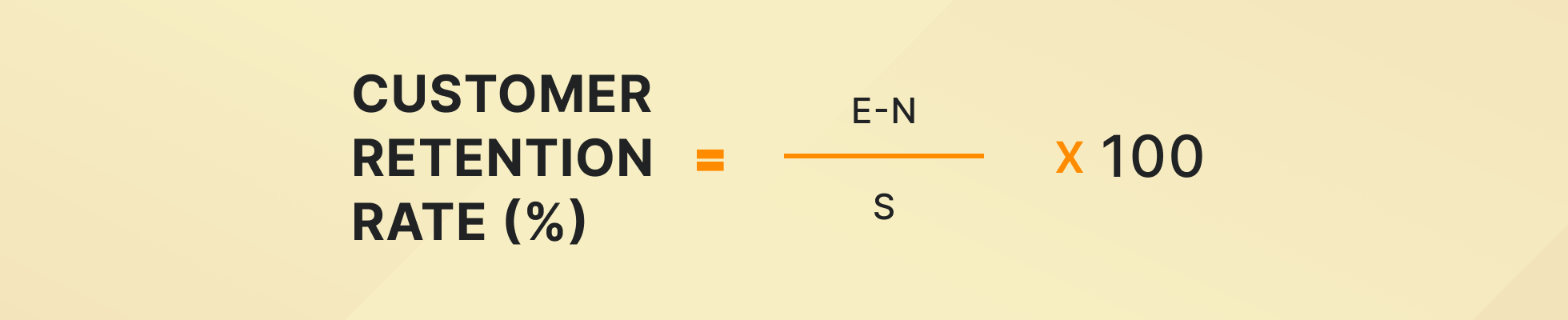 Customer success metrics: Customer retention rate formula