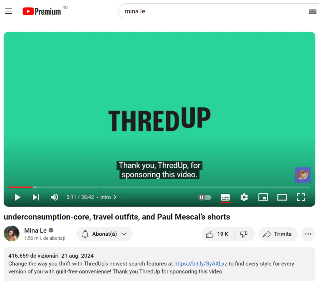 Influencer marketing on YouTube