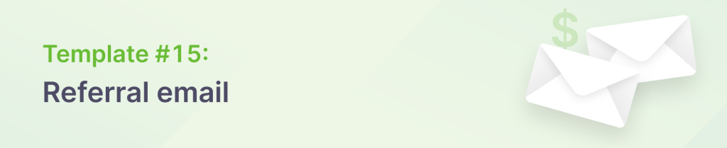 Referral email