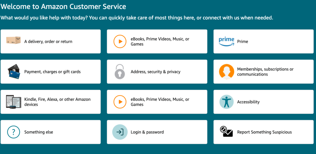 Amazon - one of the best customer service companies